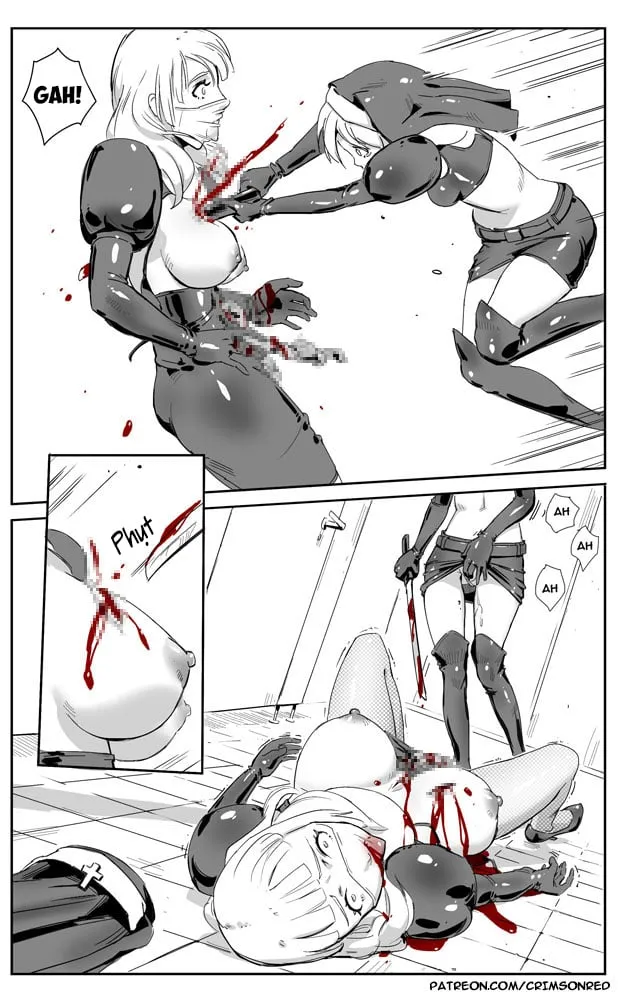 HentaiVN.net - Ảnh 21 - Nữ tu và quỷ dữ [Nuns vs demons] - Oneshot 1.1