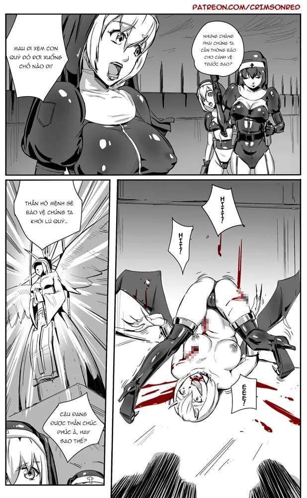 HentaiVN.net - Ảnh 5 - Nữ tu và quỷ dữ [Nuns vs demons] - Oneshot 1.1