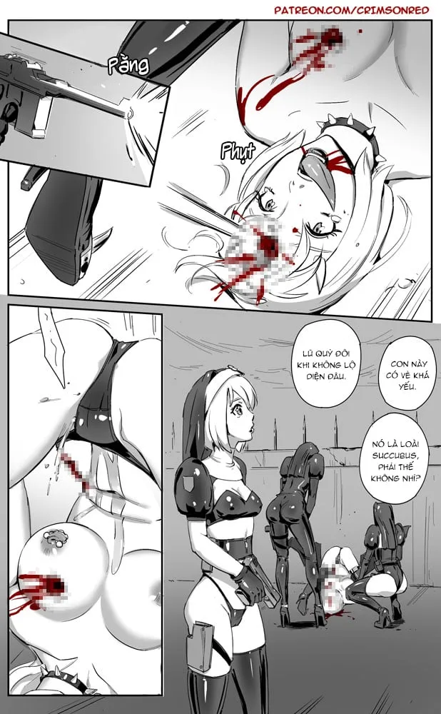 HentaiVN.net - Ảnh 6 - Nữ tu và quỷ dữ [Nuns vs demons] - Oneshot 1.1