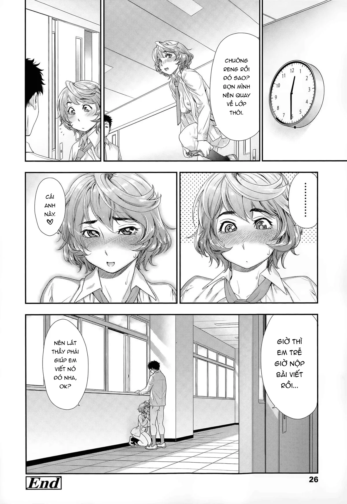 HentaiVN.net - Ảnh 21 - Hayaku Dashite ne [Hurry Up! Let's HandThis Thing In] - Oneshot