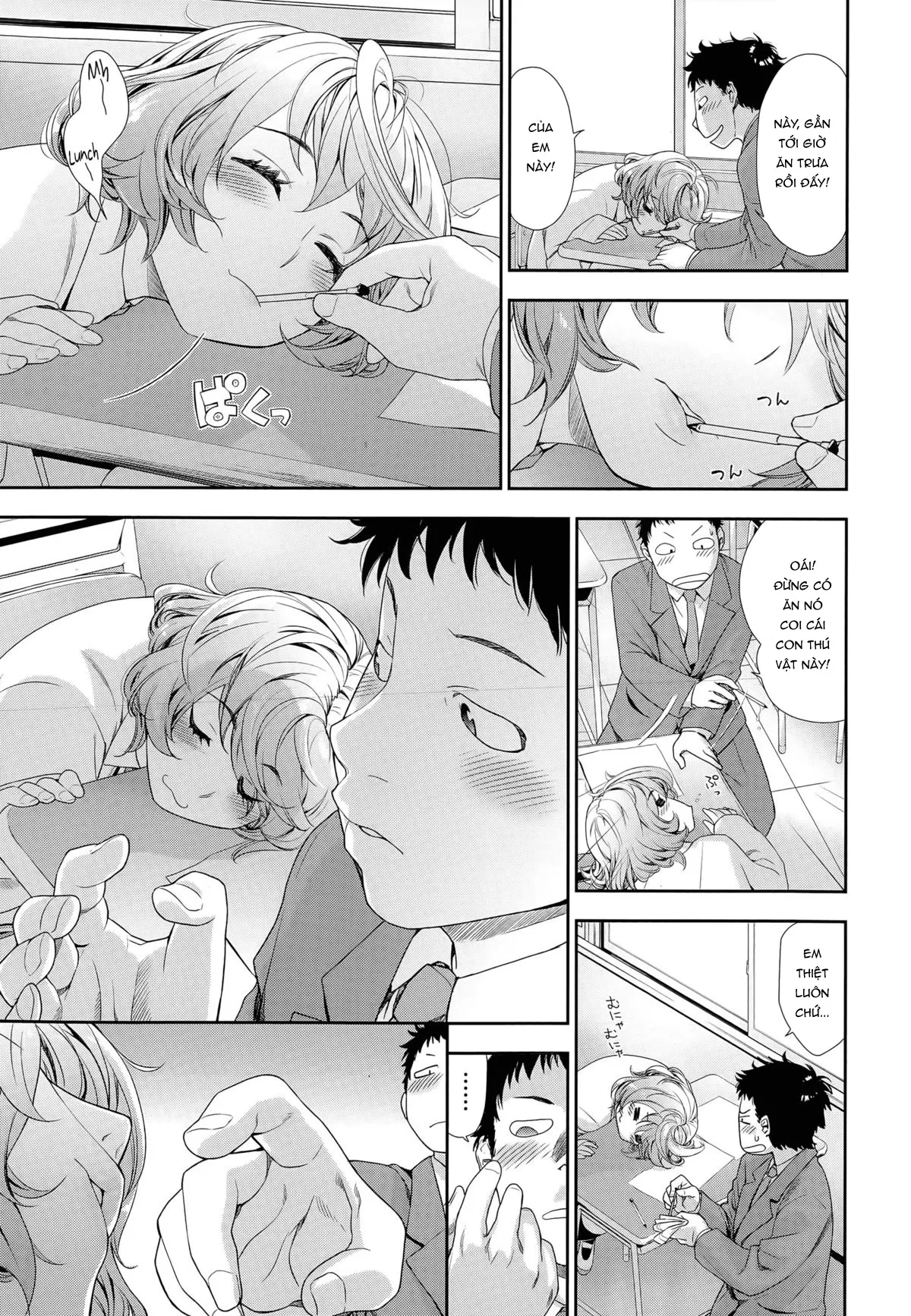 HentaiVN.net - Ảnh 8 - Hayaku Dashite ne [Hurry Up! Let's HandThis Thing In] - Oneshot