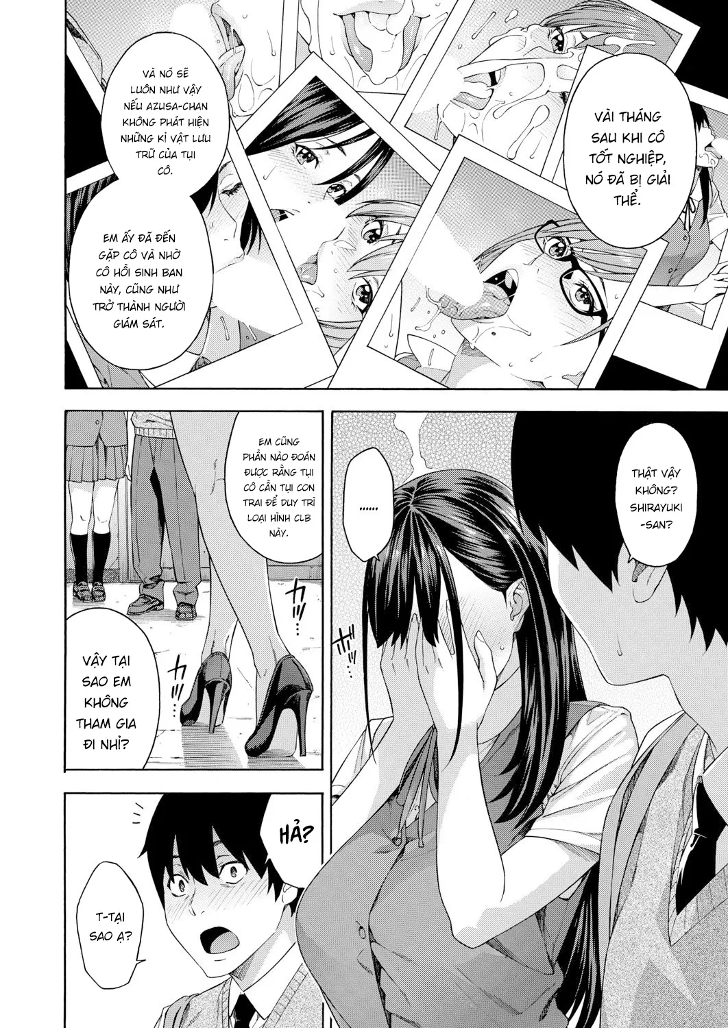 HentaiVN.net - Ảnh 10 - Ban nghiên cứu hành vi kích thích dương vật bằng miệng [Fellatio Kenkyuubu; Fellatio Fesearch Department] - Chap 1