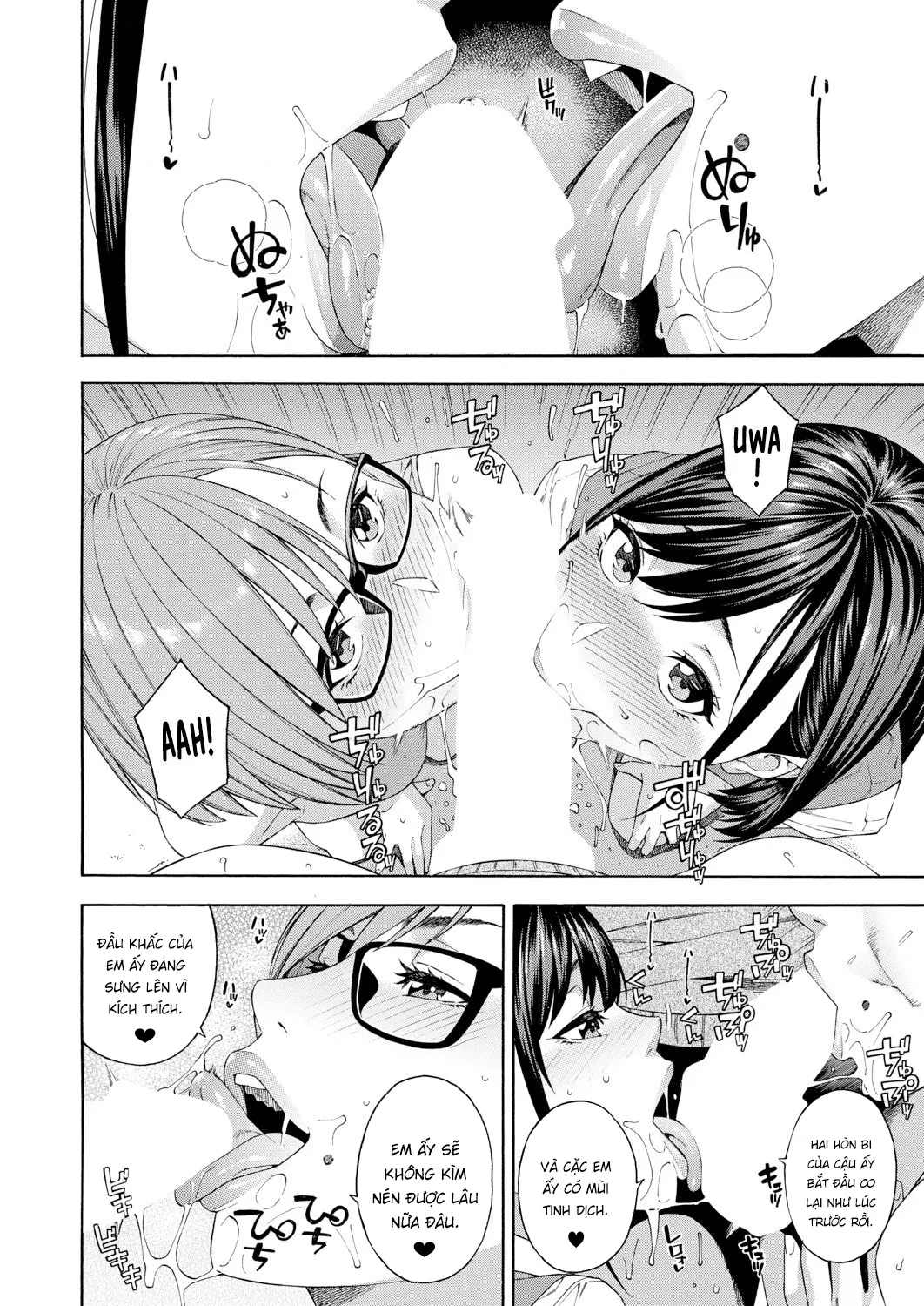 HentaiVN.net - Ảnh 30 - Ban nghiên cứu hành vi kích thích dương vật bằng miệng [Fellatio Kenkyuubu; Fellatio Fesearch Department] - Chap 1