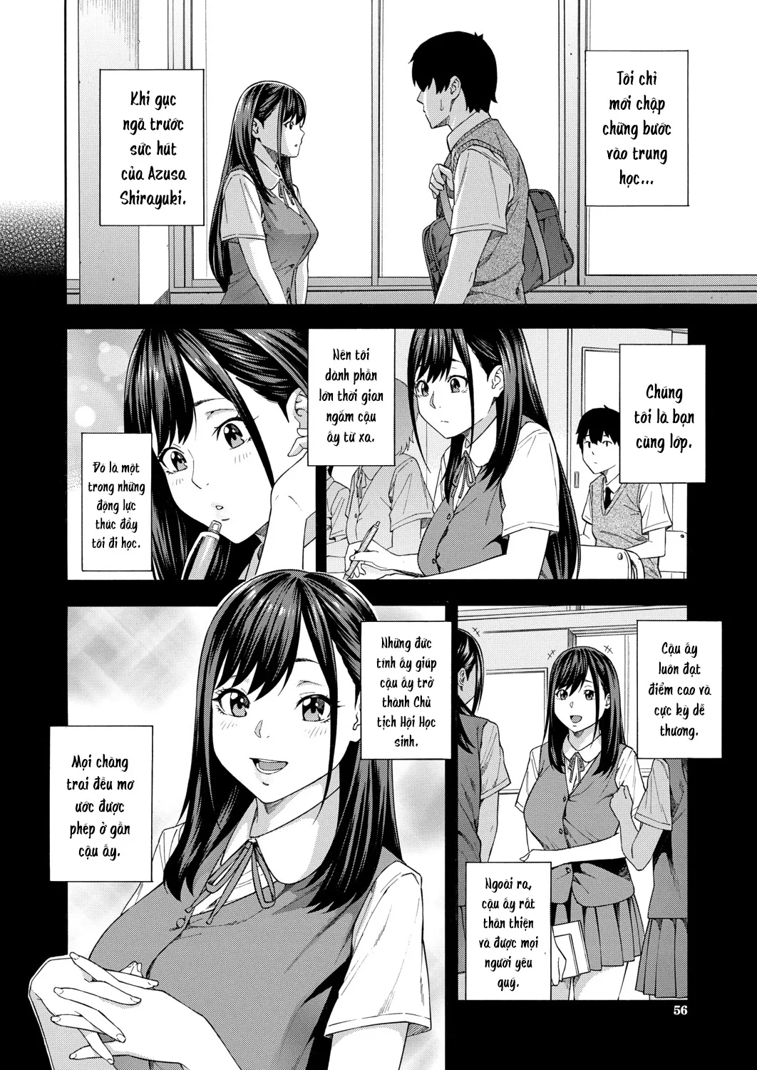 HentaiVN.net - Ảnh 4 - Ban nghiên cứu hành vi kích thích dương vật bằng miệng [Fellatio Kenkyuubu; Fellatio Fesearch Department] - Chap 1