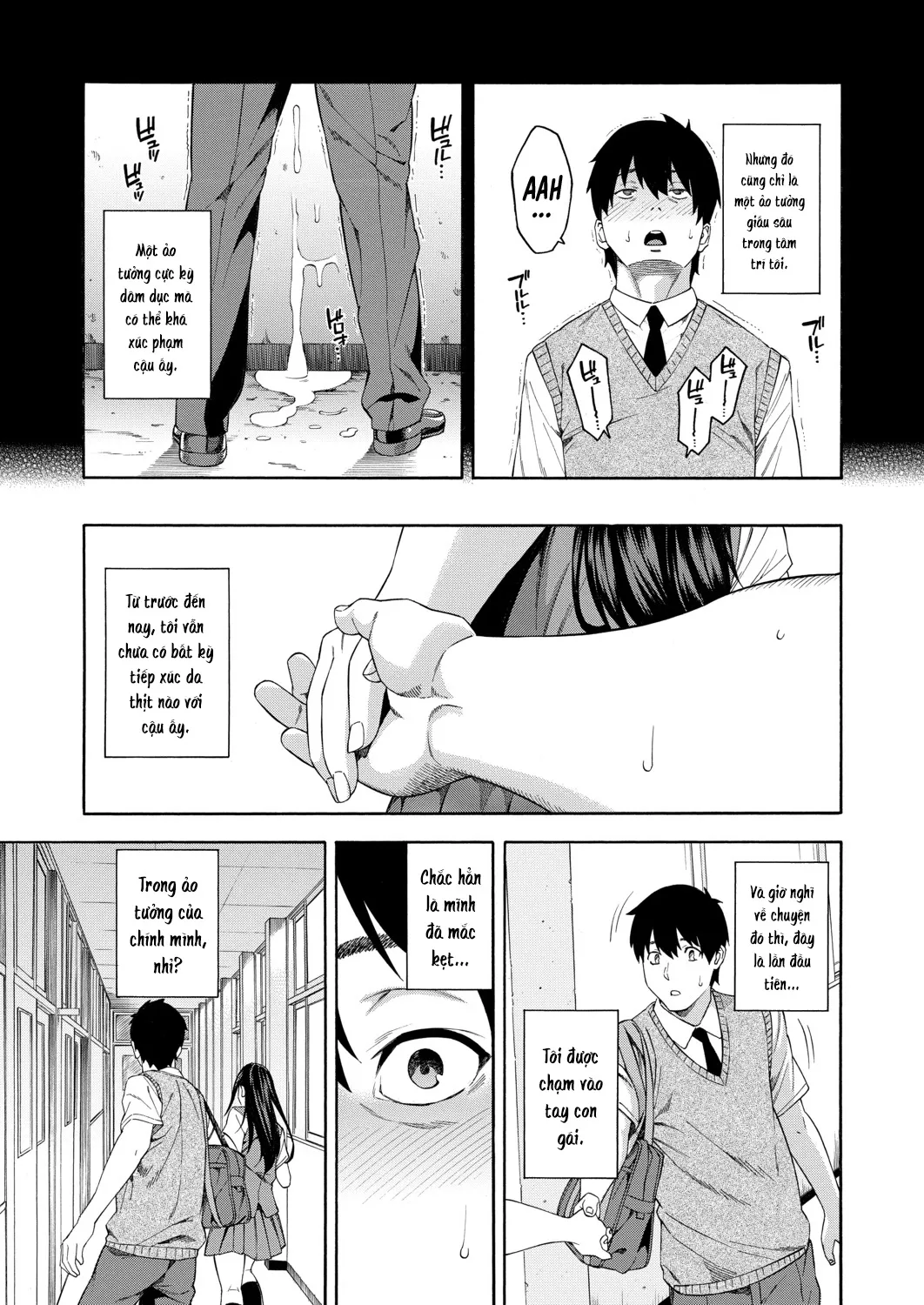 HentaiVN.net - Ảnh 7 - Ban nghiên cứu hành vi kích thích dương vật bằng miệng [Fellatio Kenkyuubu; Fellatio Fesearch Department] - Chap 1