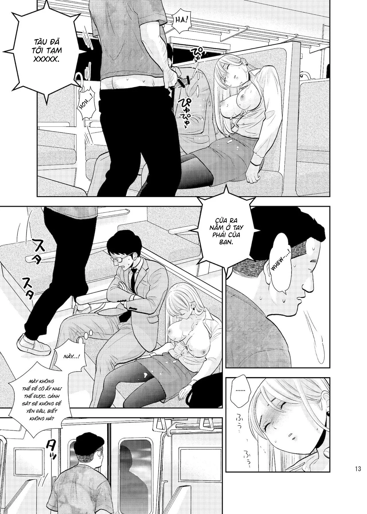 HentaiVN.net - Ảnh 13 - Trên ghế tàu - Oneshot