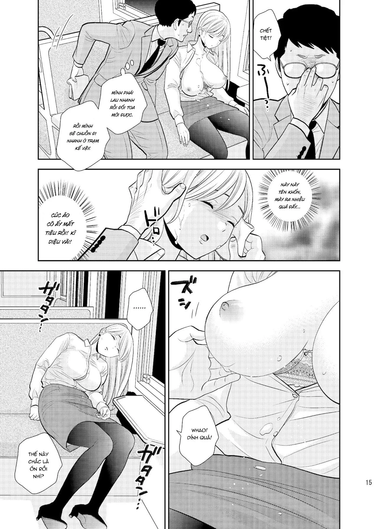 HentaiVN.net - Ảnh 15 - Trên ghế tàu - Oneshot