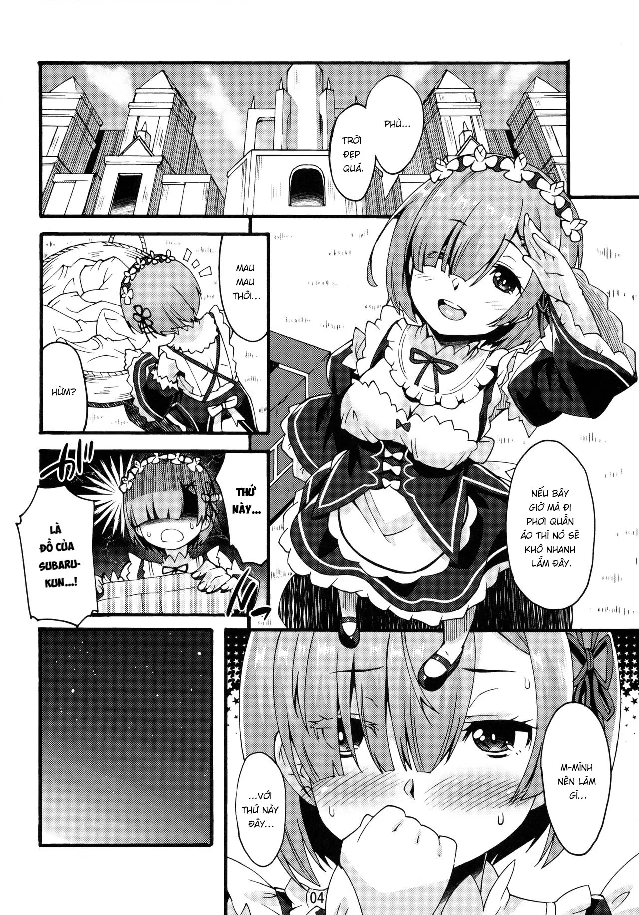 HentaiVN.net - Ảnh 3 - Rem’s Playing by Herself (Re:Zero Kara Hajimeru Isekai Seikatsu) - Oneshot