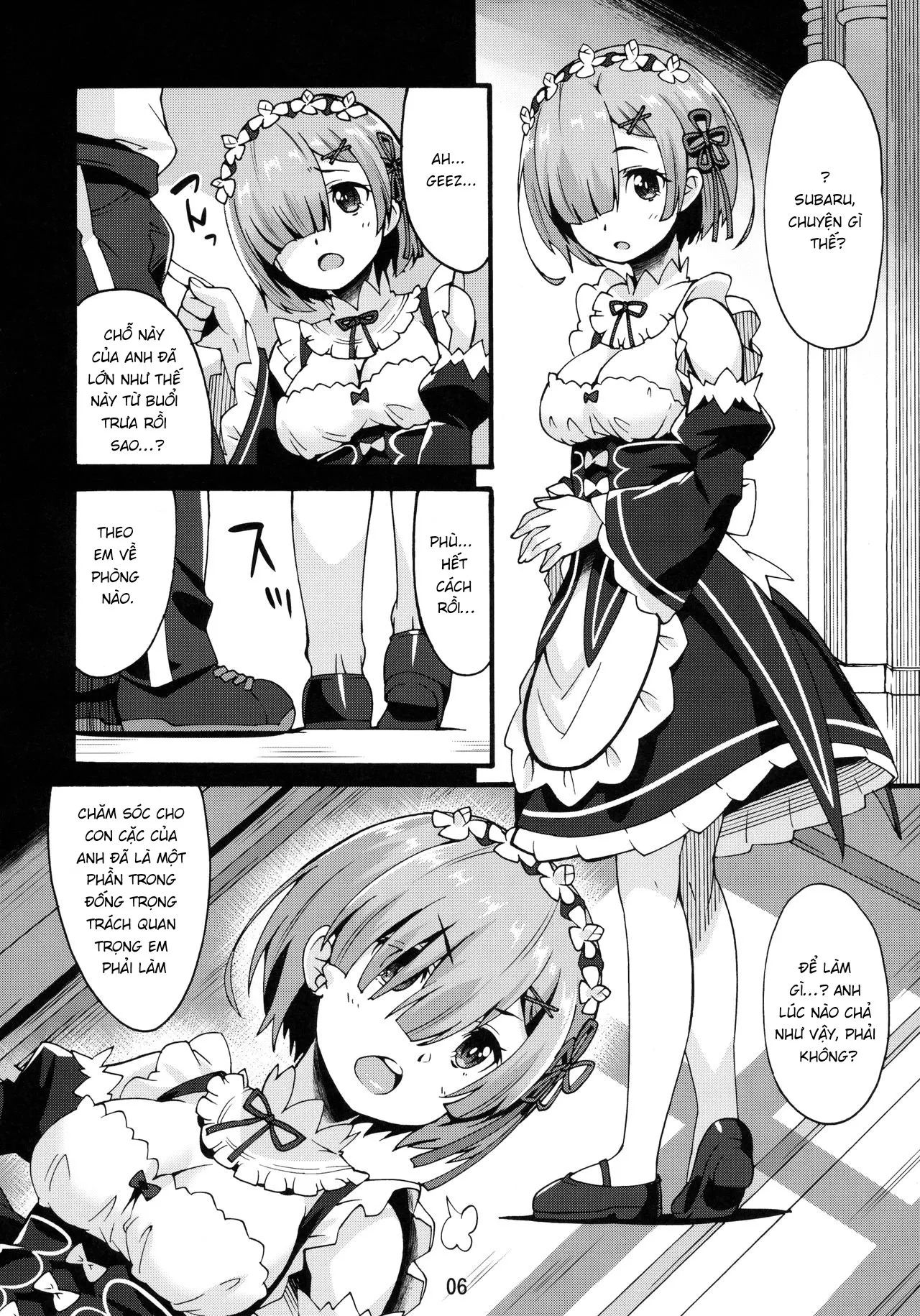 HentaiVN.net - Ảnh 5 - Rem’s Playing by Herself (Re:Zero Kara Hajimeru Isekai Seikatsu) - Oneshot