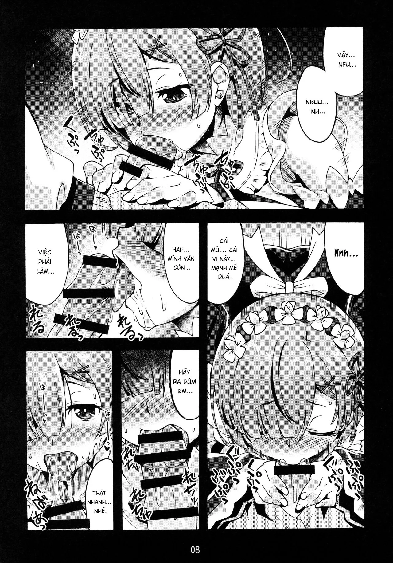 HentaiVN.net - Ảnh 7 - Rem’s Playing by Herself (Re:Zero Kara Hajimeru Isekai Seikatsu) - Oneshot