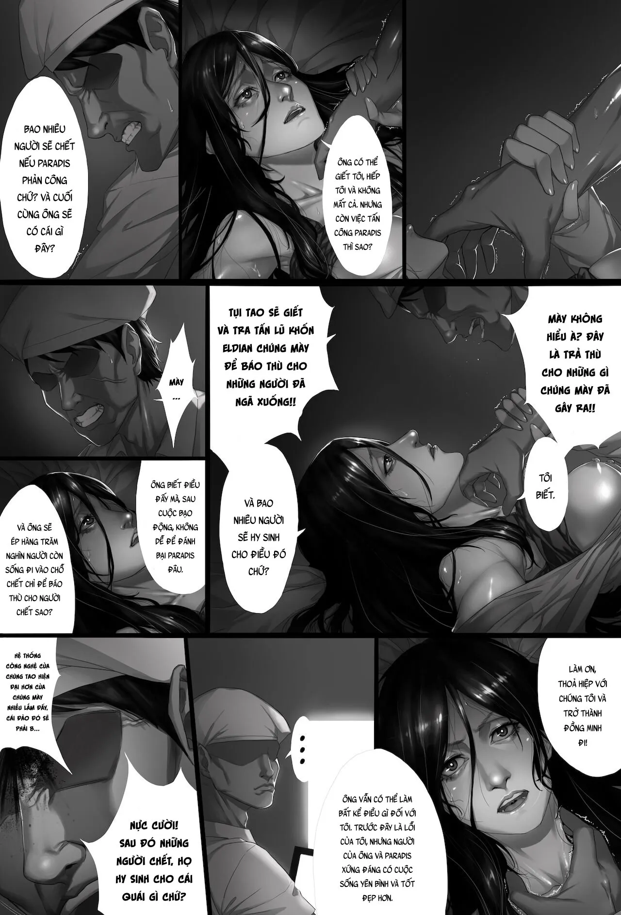 HentaiVN.net - Ảnh 15 - Cuộc chiến của tôi. [My war.] - Oneshot
