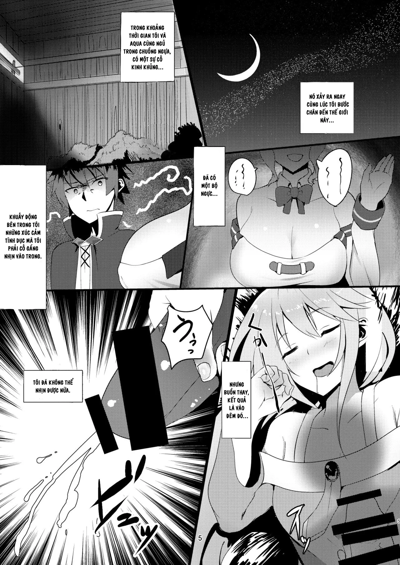 HentaiVN.net - Ảnh 4 - Kono Subarashii Megami kara Syukufuku o! [A Blessing from this Wonderful Goddess] - Oneshot