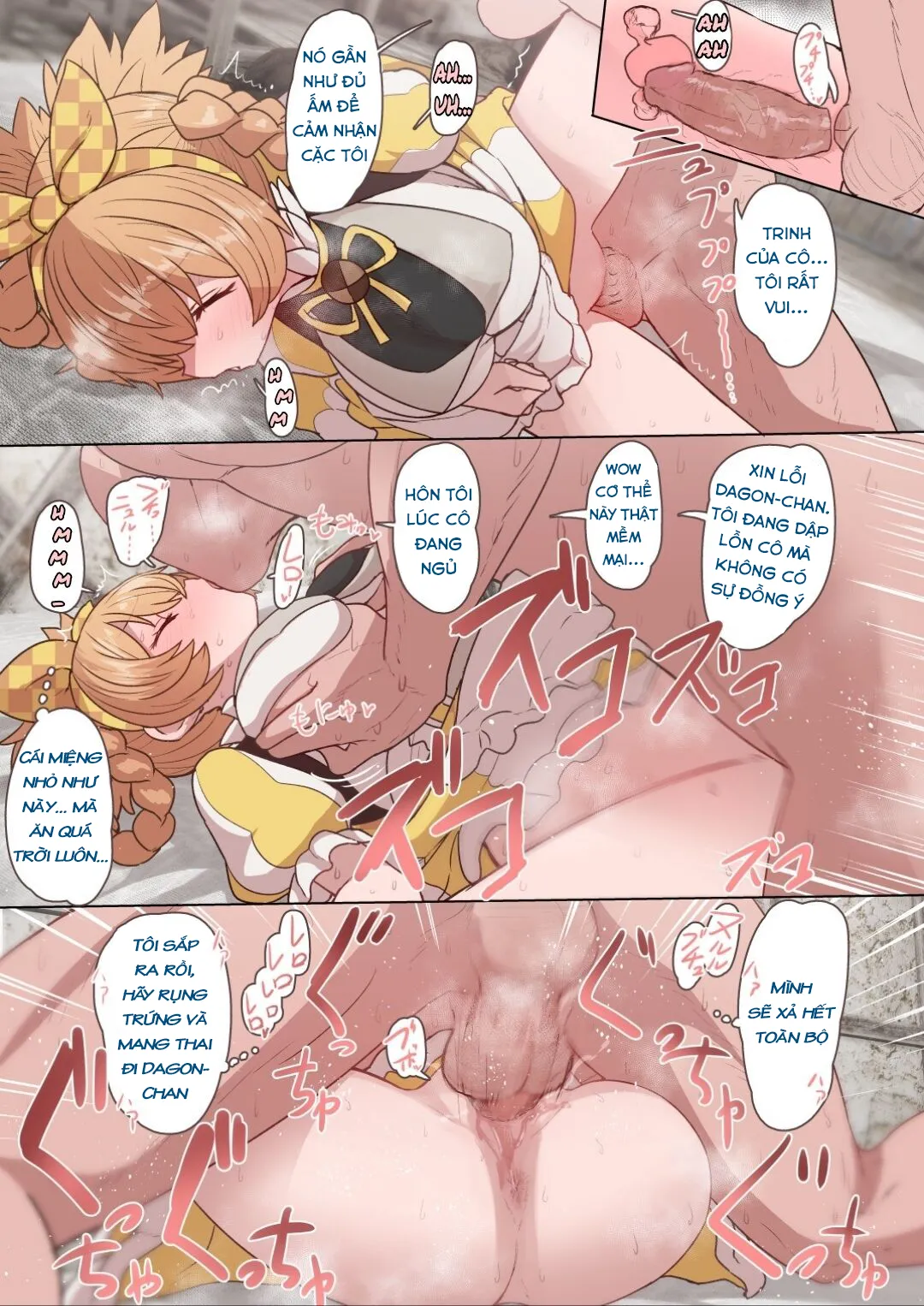 HentaiVN.net - Ảnh 7 - Tôi muốn Dagon-Chan mang thai [Dagon-chan Haramasetai; I Want to Impregnate Dagon-chan] - Oneshot