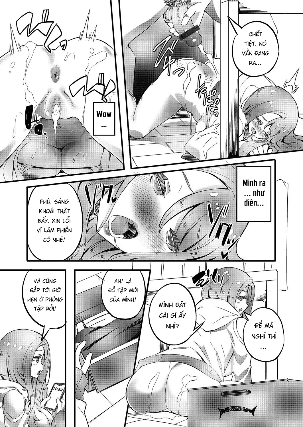 HentaiVN.net - Ảnh 11 - Một Ngày Của Bà Nội Trợ Trẻ [Ittokei Natural Slut Tsuma no Dosukebe Nichijou Routine, 一途系ナチュラルビッチ妻のドスケベ日常ルーティーン] - Oneshot