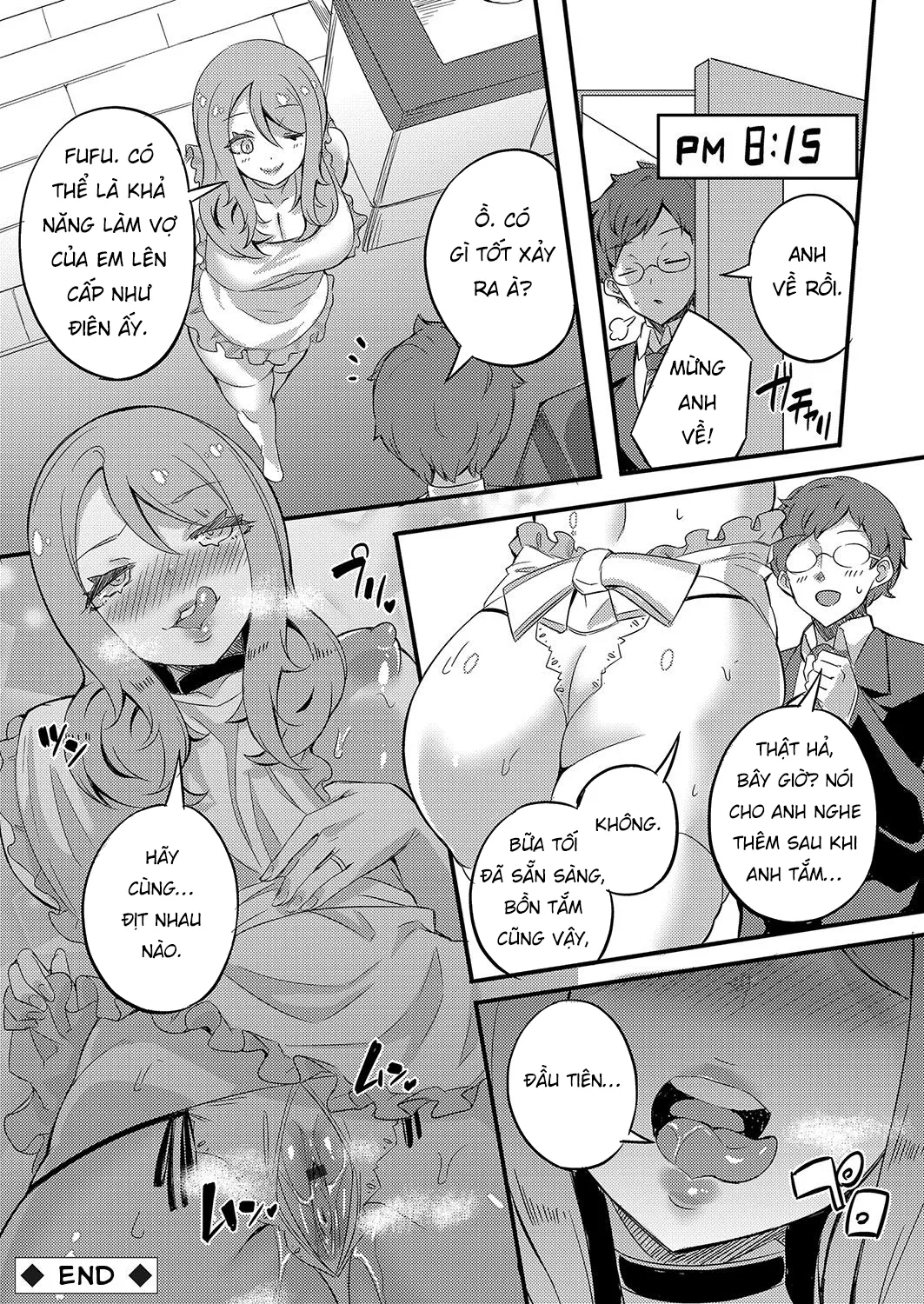 HentaiVN.net - Ảnh 18 - Một Ngày Của Bà Nội Trợ Trẻ [Ittokei Natural Slut Tsuma no Dosukebe Nichijou Routine, 一途系ナチュラルビッチ妻のドスケベ日常ルーティーン] - Oneshot