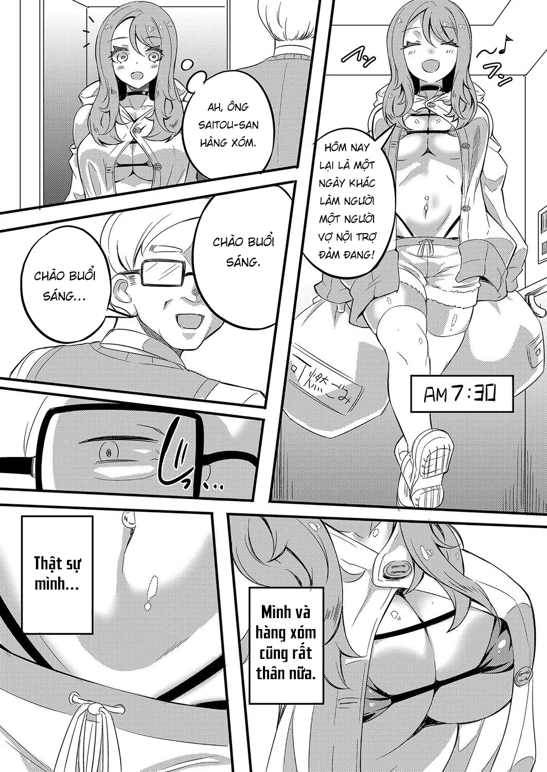 HentaiVN.net - Ảnh 3 - Một Ngày Của Bà Nội Trợ Trẻ [Ittokei Natural Slut Tsuma no Dosukebe Nichijou Routine, 一途系ナチュラルビッチ妻のドスケベ日常ルーティーン] - Oneshot