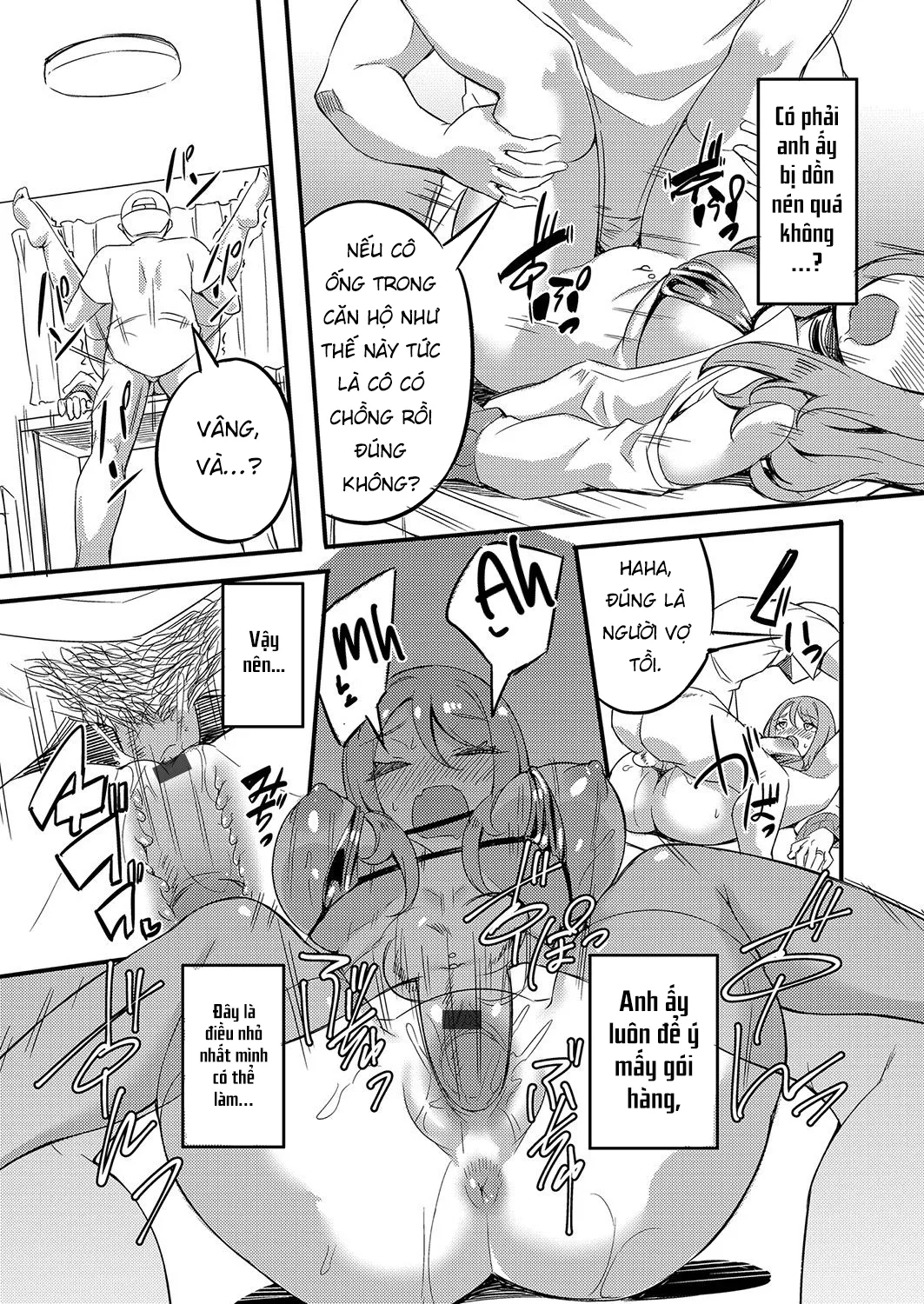 HentaiVN.net - Ảnh 9 - Một Ngày Của Bà Nội Trợ Trẻ [Ittokei Natural Slut Tsuma no Dosukebe Nichijou Routine, 一途系ナチュラルビッチ妻のドスケベ日常ルーティーン] - Oneshot