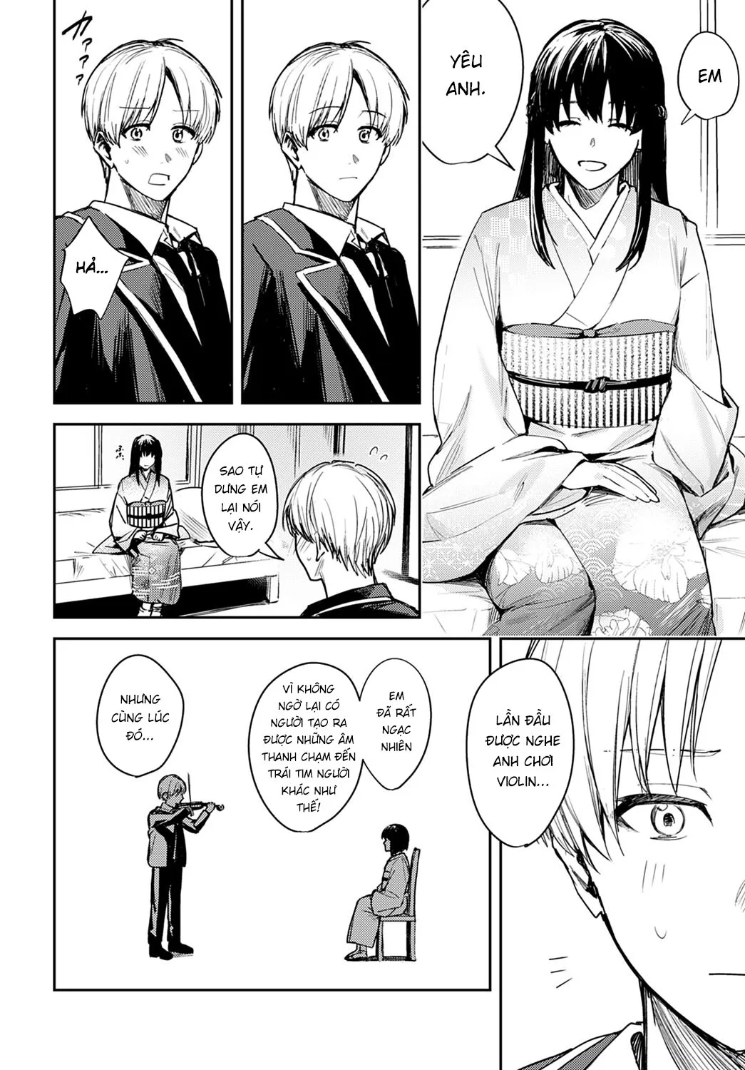 HentaiVN.net - Ảnh 6 - Phải Lòng một Luân Khúc [Kesou no Rondo, 懸想のロンド] - Oneshot