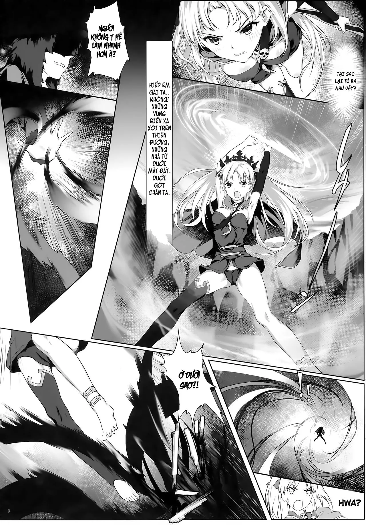 HentaiVN.net - Ảnh 10 - Hiếp dâm 2 chị em Ishtar [Tenkuu to Meikai no Ori] - Oneshot