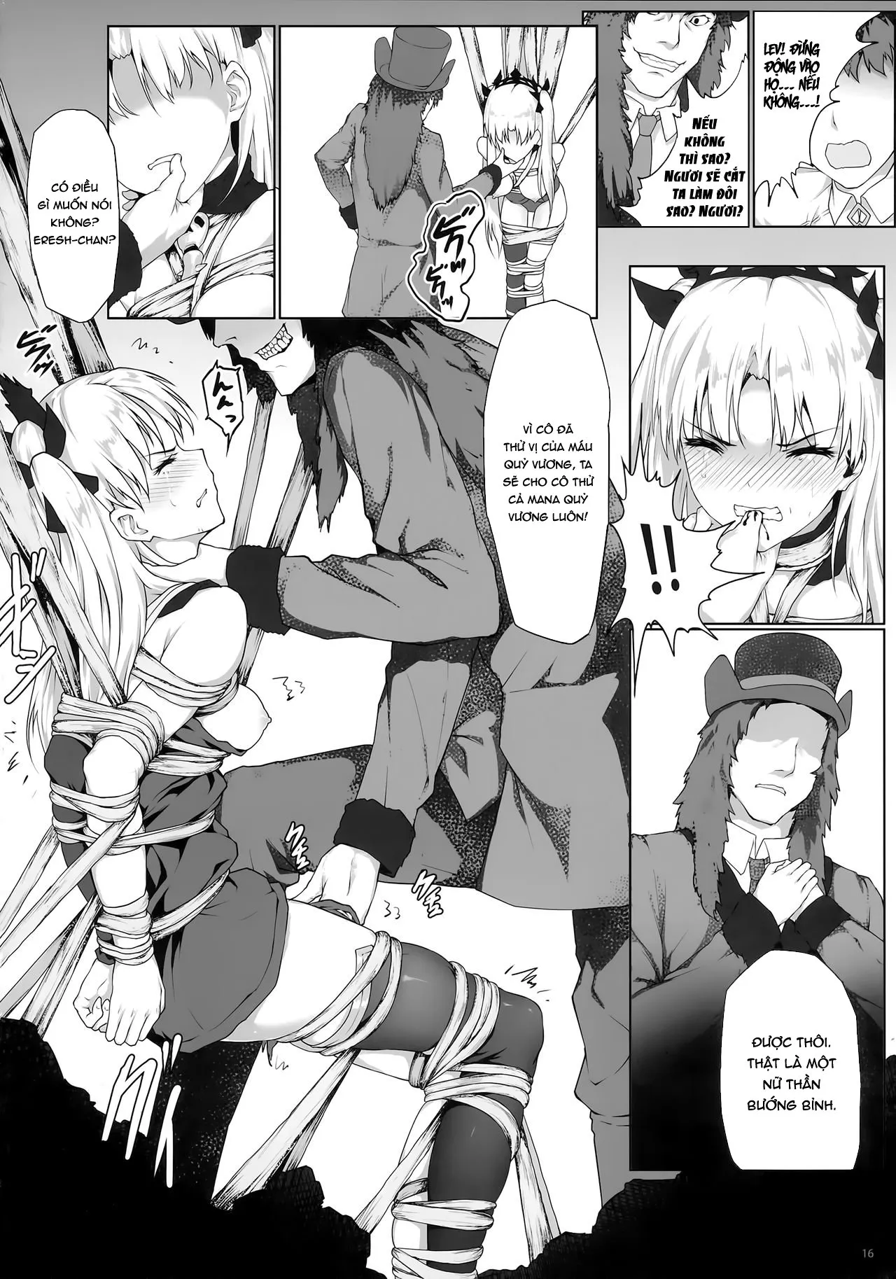 HentaiVN.net - Ảnh 17 - Hiếp dâm 2 chị em Ishtar [Tenkuu to Meikai no Ori] - Oneshot