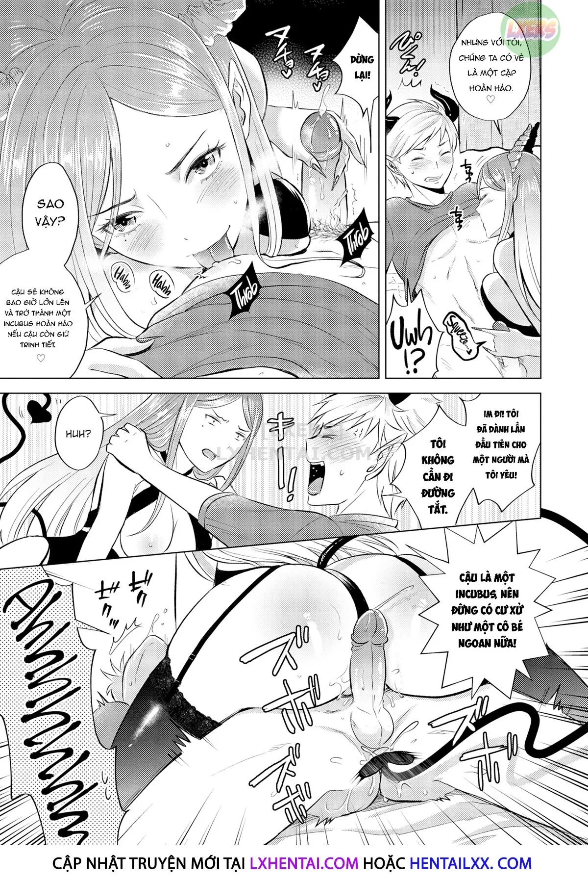 HentaiVN.net - Ảnh 8 - Giấc mơ của Succubus - Oneshot