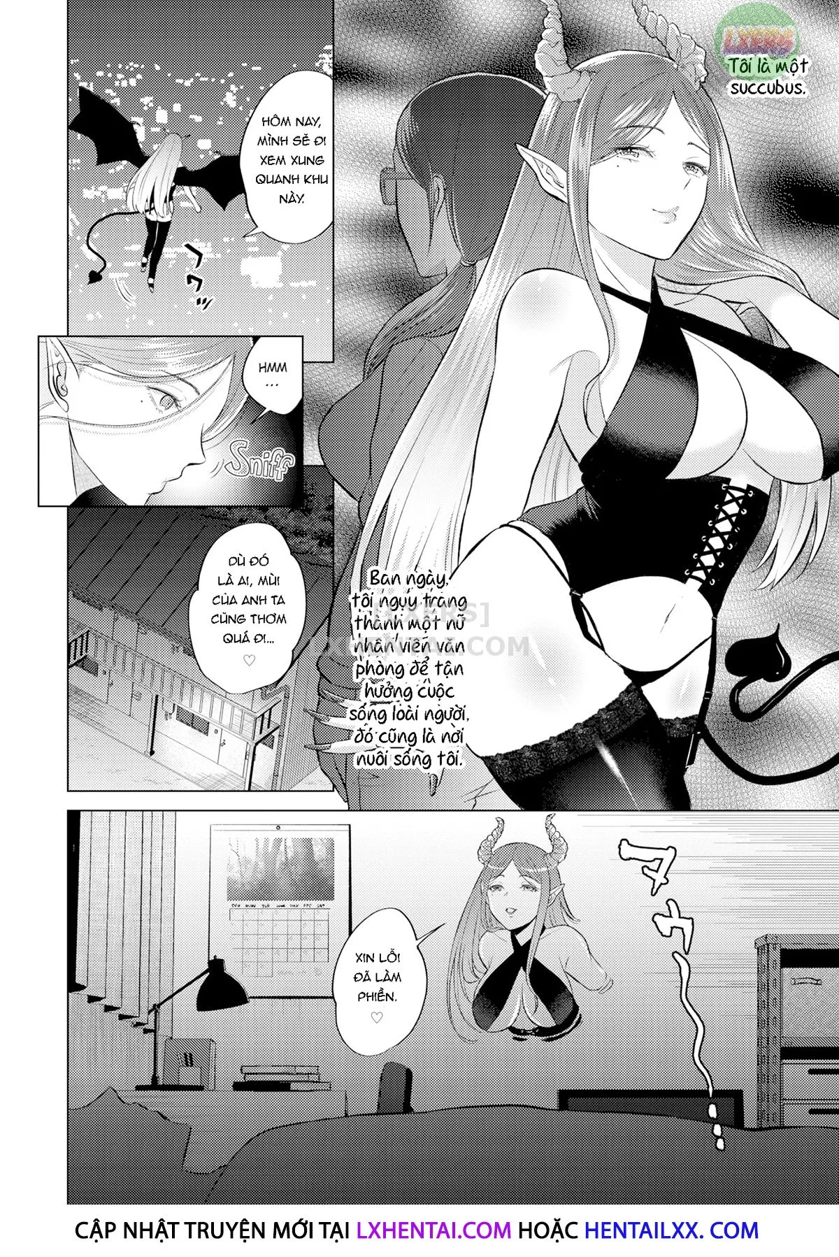 HentaiVN.net - Ảnh 5 - Giấc mơ của Succubus - Oneshot