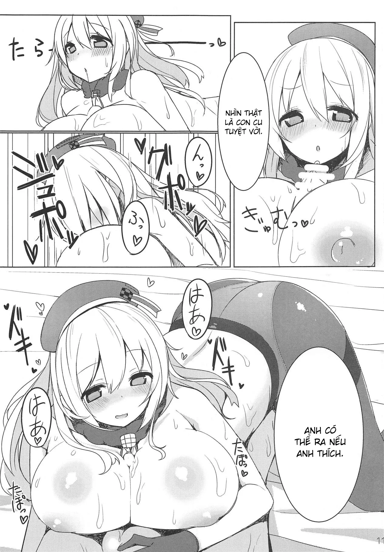 HentaiVN.net - Ảnh 10 - Igai to Amaenbou nano desu ne (Kantai Collection -KanColle-) [意外と甘えん坊なのですね (艦隊これくしょん-艦これ-)] - Oneshot
