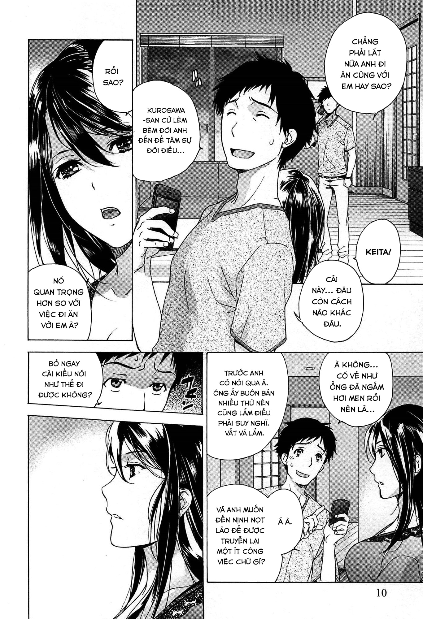 HentaiVN.net - Ảnh 11 - Người thương Kẻ luyến - Vòng xoáy tình yêu [Koi Kano x Ai Kano] - Chap 1: Thiên thần đêm giông bão