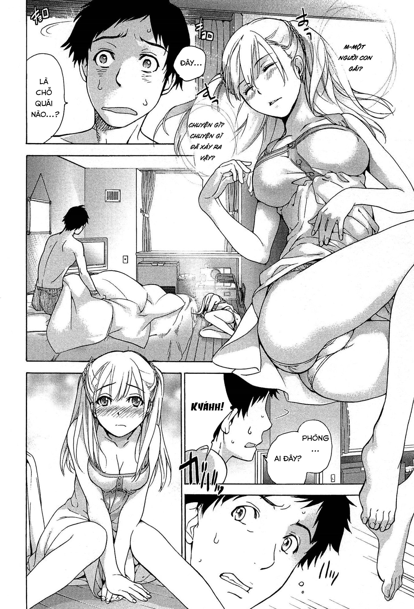 HentaiVN.net - Ảnh 17 - Người thương Kẻ luyến - Vòng xoáy tình yêu [Koi Kano x Ai Kano] - Chap 1: Thiên thần đêm giông bão