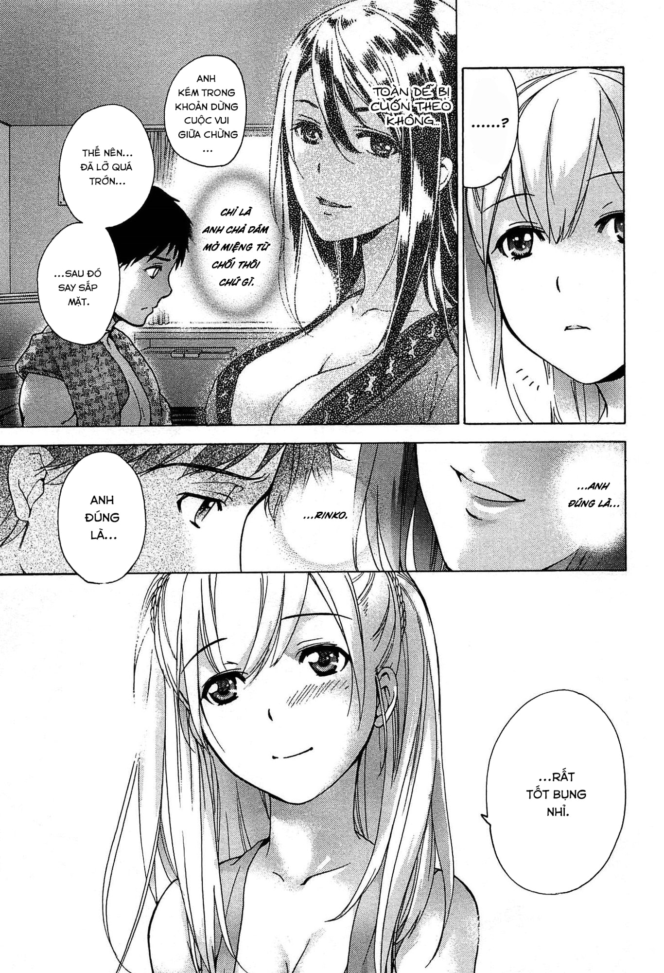 HentaiVN.net - Ảnh 22 - Người thương Kẻ luyến - Vòng xoáy tình yêu [Koi Kano x Ai Kano] - Chap 1: Thiên thần đêm giông bão