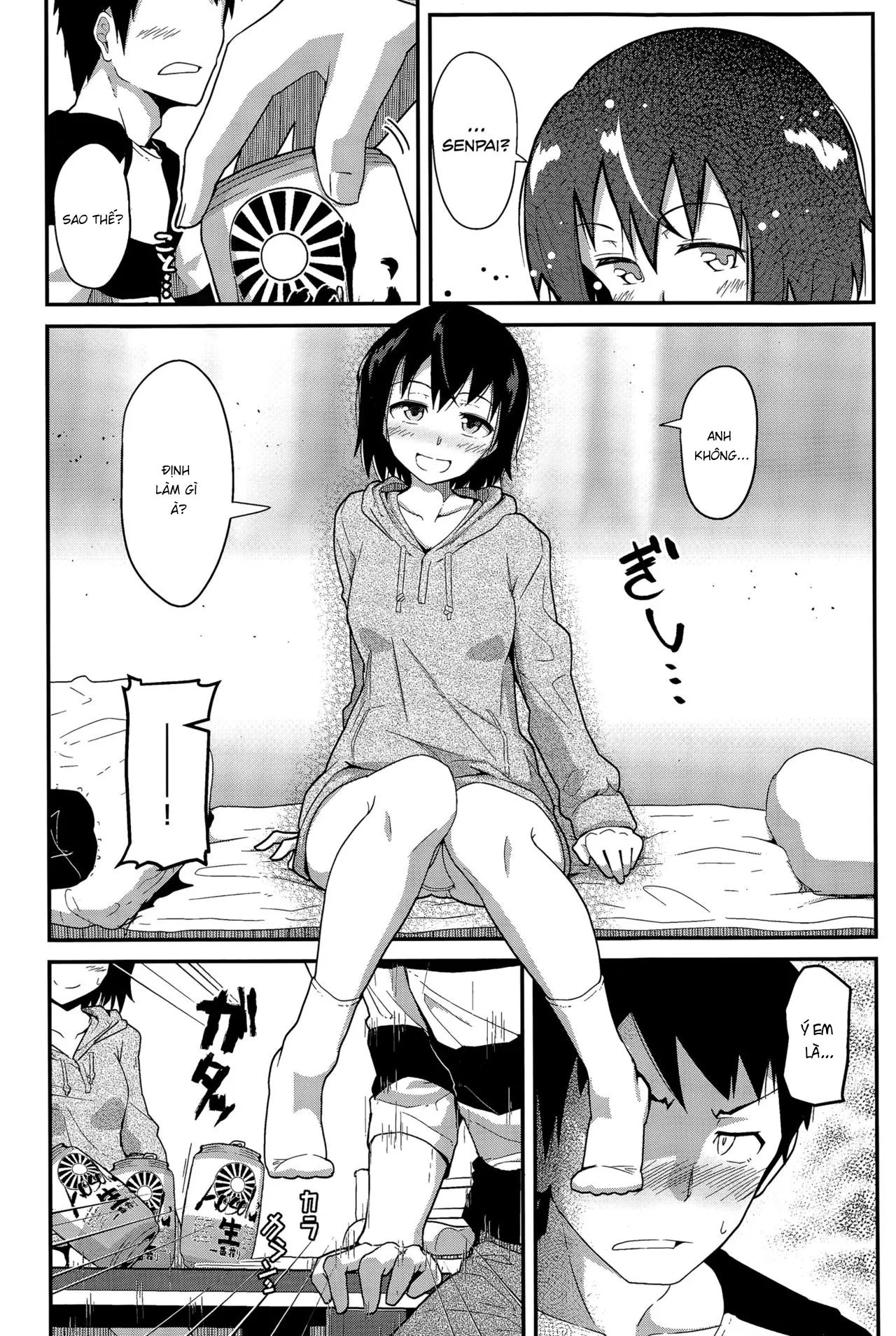 HentaiVN.net - Ảnh 4 - Senpai Kouhai Danjo Jijou [Senpai Kouhai a Man and Woman's Circumstances] - Oneshot
