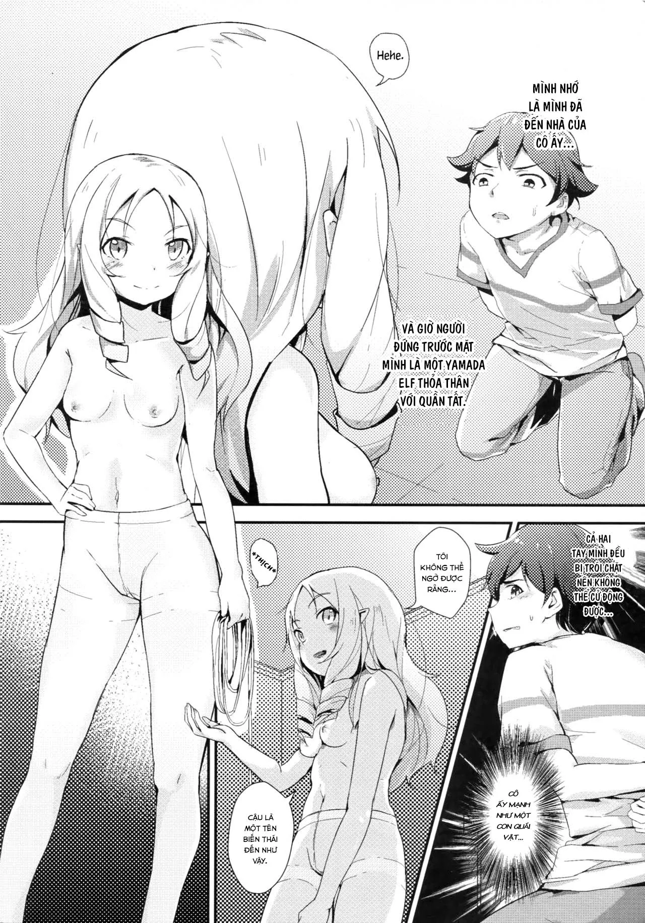 HentaiVN.net - Ảnh 3 - Yamada Elf và quần tất khiêu gợi (Eromanga Sensei) [Yamada Elf to Delicious Pansuto; 山田エルフとディリシャスパンスト] - Oneshot