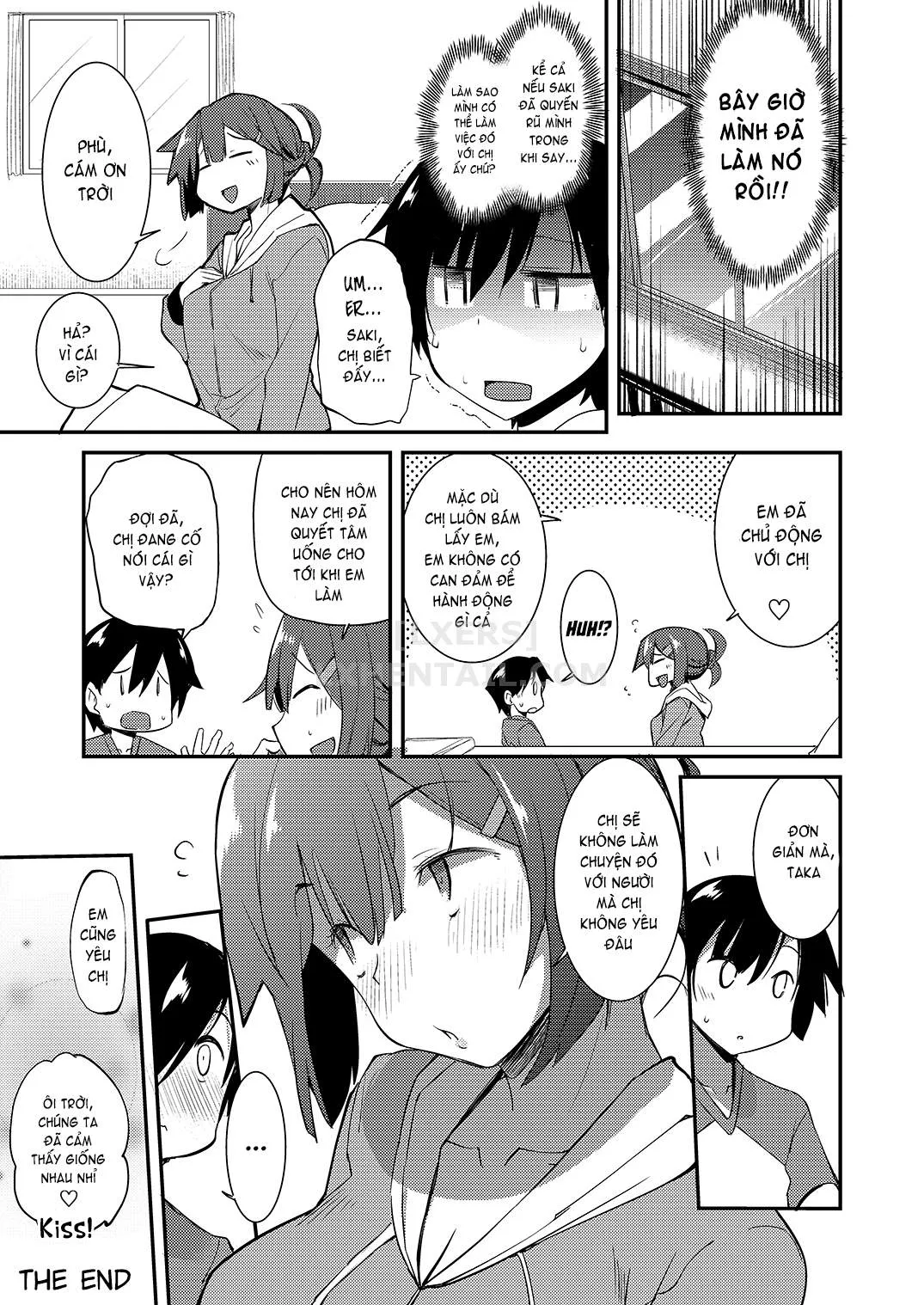 HentaiVN.net - Ảnh 23 - The Drunk Mouth Of My Neighbor [Otonari-San No Yoi No Kuchi] - Oneshot