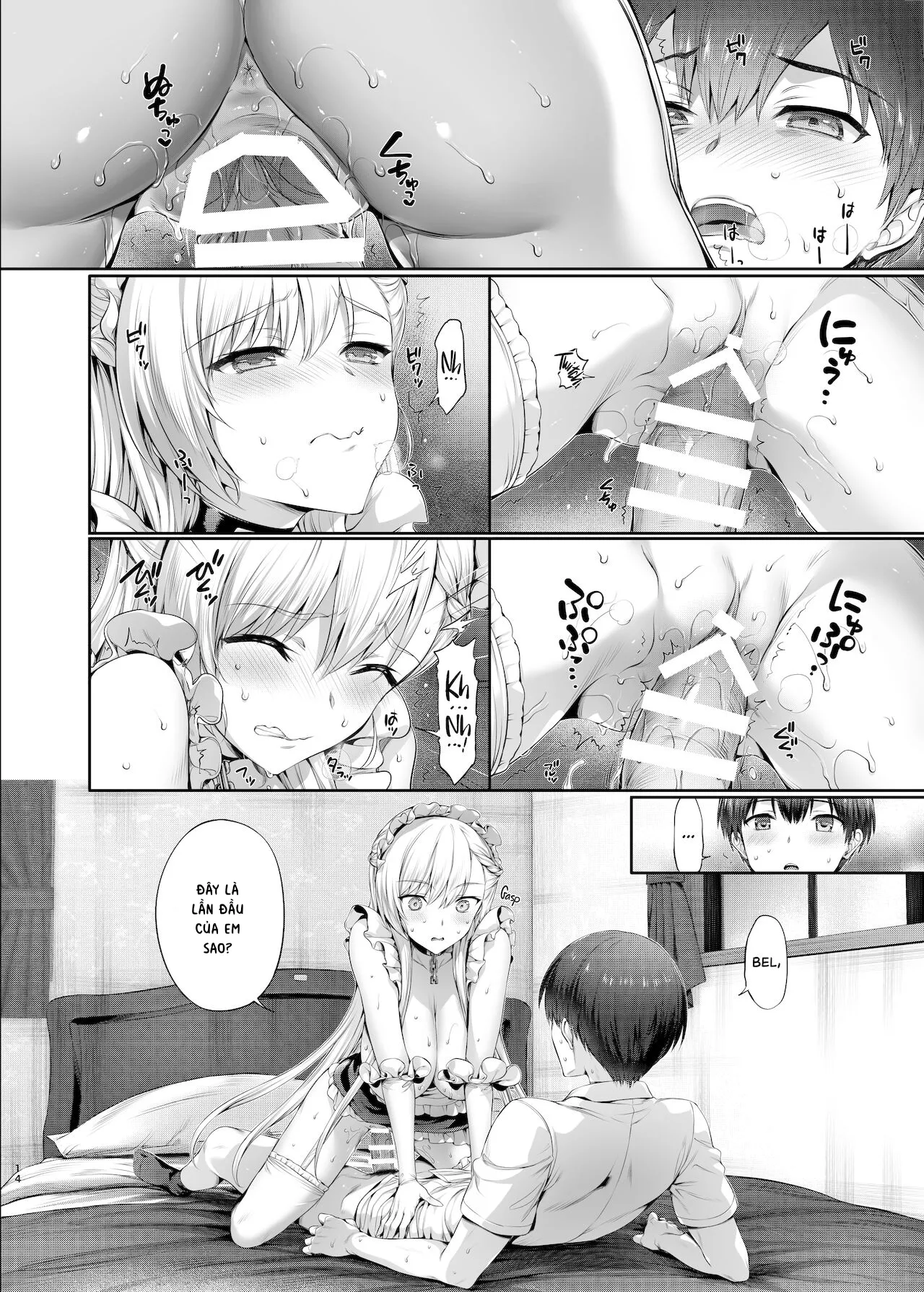 HentaiVN.net - Ảnh 14 - Bel to Lesson [ベルとレッスン] - Oneshot.