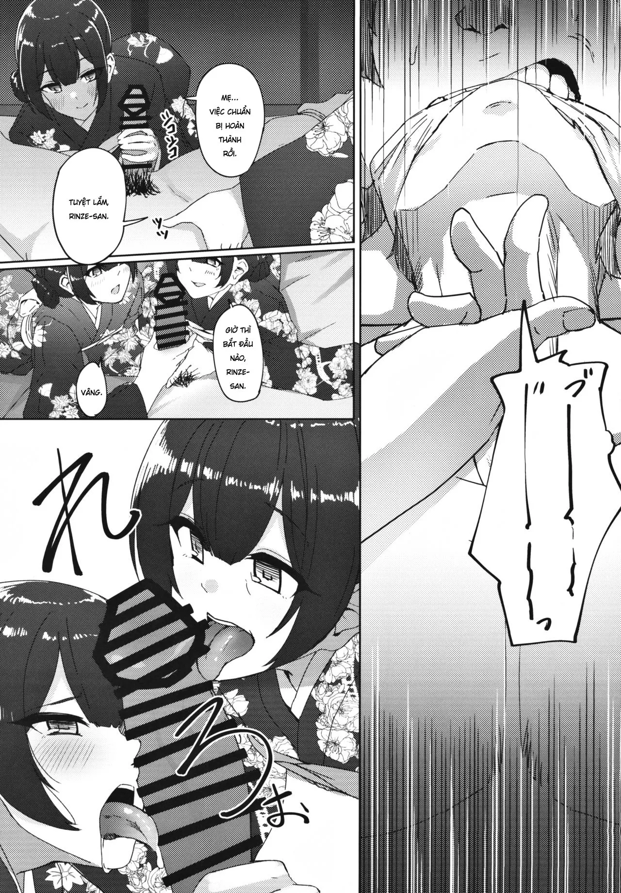 HentaiVN.net - Ảnh 11 - Bà Mẹ Vợ Dâm Đãng Và Chàng Rể May Mắn [Visiting the Morino House] - Oneshot