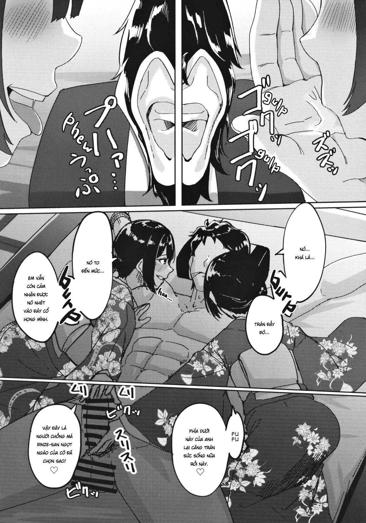 HentaiVN.net - Ảnh 20 - Bà Mẹ Vợ Dâm Đãng Và Chàng Rể May Mắn [Visiting the Morino House] - Oneshot