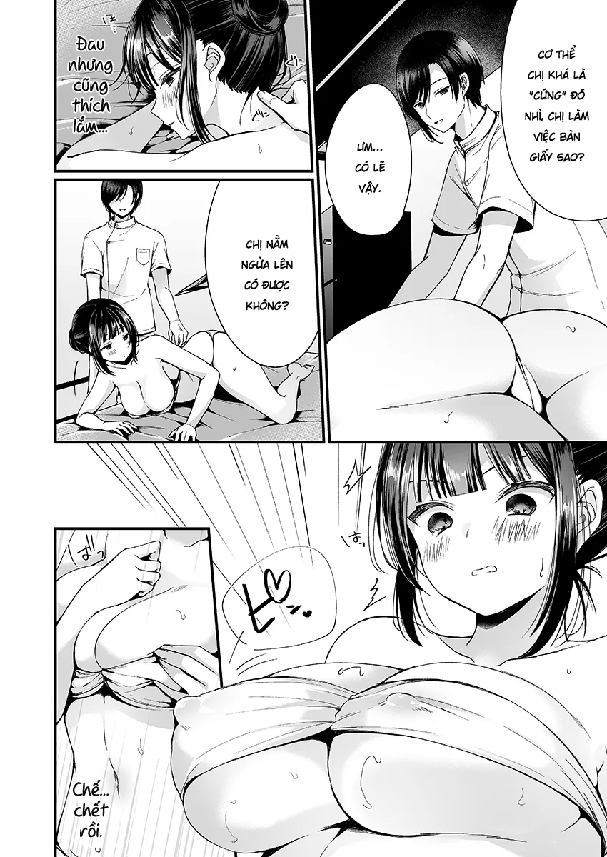 HentaiVN.net - Ảnh 14 - Điều Tra Tiệm Mát-xa Sung Sướng! [イカされすぎて調査ムリぃ…！」潜入！噂の快感マッサージ店] - Chap 1