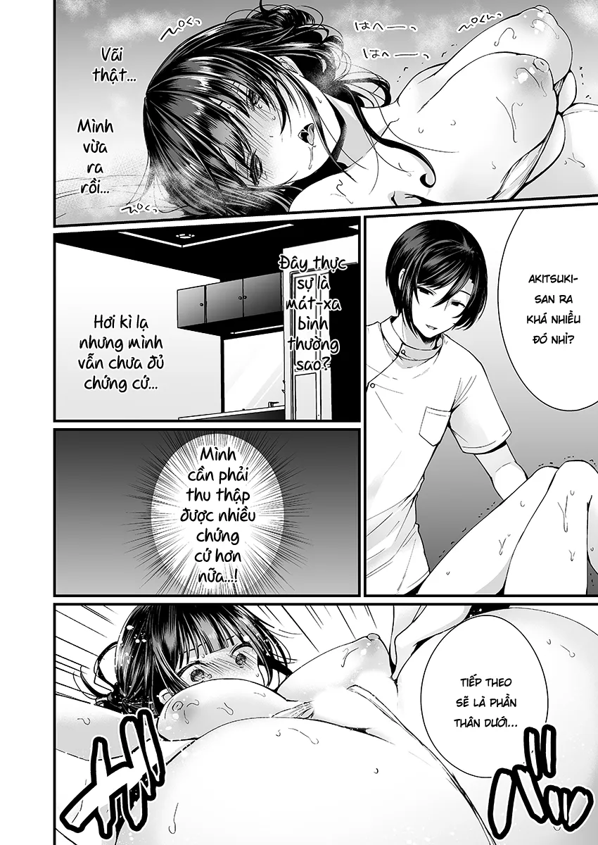 HentaiVN.net - Ảnh 18 - Điều Tra Tiệm Mát-xa Sung Sướng! [イカされすぎて調査ムリぃ…！」潜入！噂の快感マッサージ店] - Chap 1