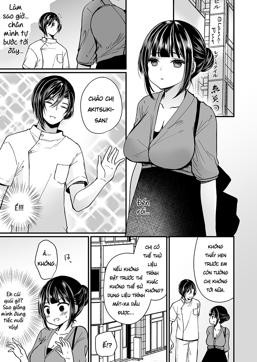 HentaiVN.net - Ảnh 8 - Điều Tra Tiệm Mát-xa Sung Sướng! [イカされすぎて調査ムリぃ…！」潜入！噂の快感マッサージ店] - Chap 3