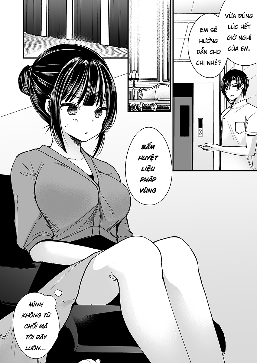 HentaiVN.net - Ảnh 9 - Điều Tra Tiệm Mát-xa Sung Sướng! [イカされすぎて調査ムリぃ…！」潜入！噂の快感マッサージ店] - Chap 3