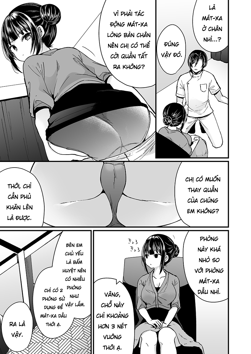 HentaiVN.net - Ảnh 10 - Điều Tra Tiệm Mát-xa Sung Sướng! [イカされすぎて調査ムリぃ…！」潜入！噂の快感マッサージ店] - Chap 3