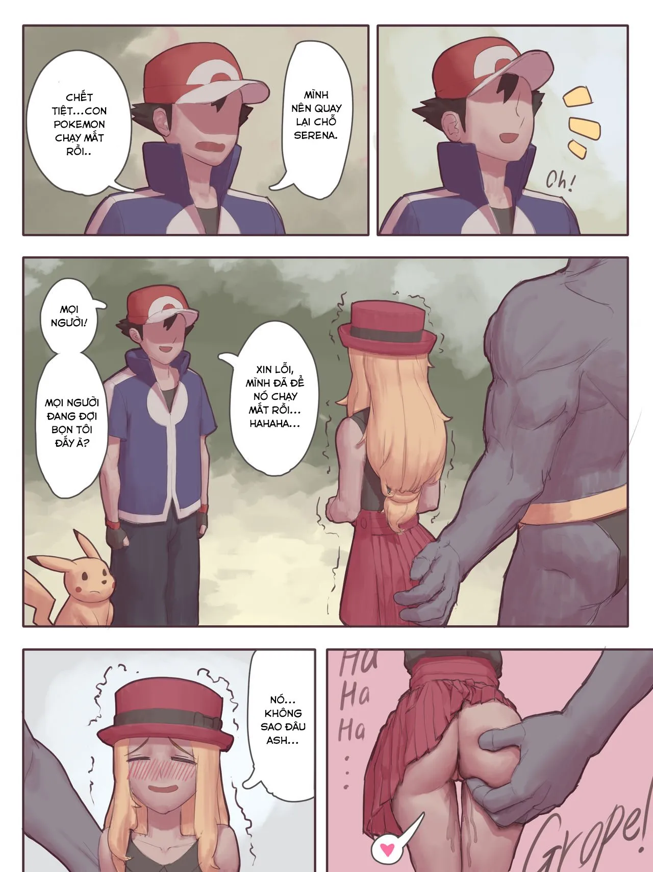HentaiVN.net - Ảnh 12 - Machamp Used Knock Up! - Chap 3