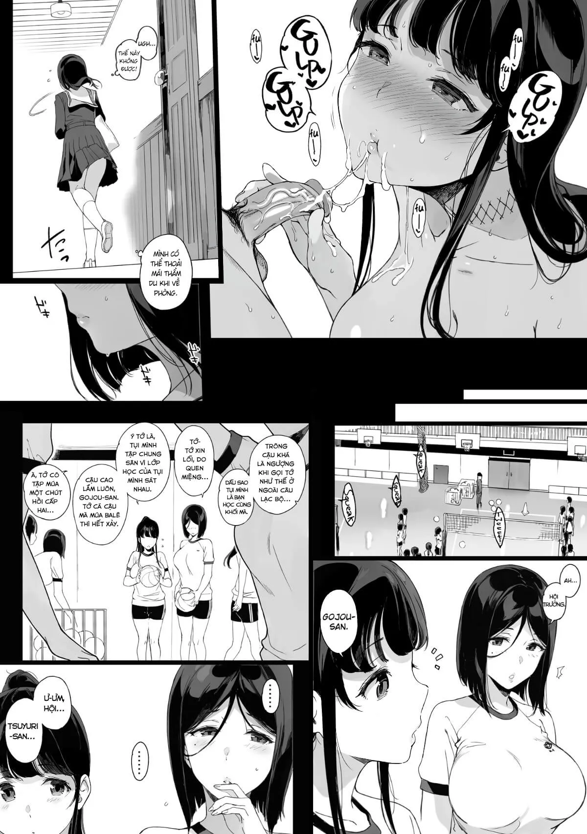HentaiVN.net - Ảnh 12 - Làm Tình Cùng Senpai - Chap 3: Gojou-senpai nhập cuộc