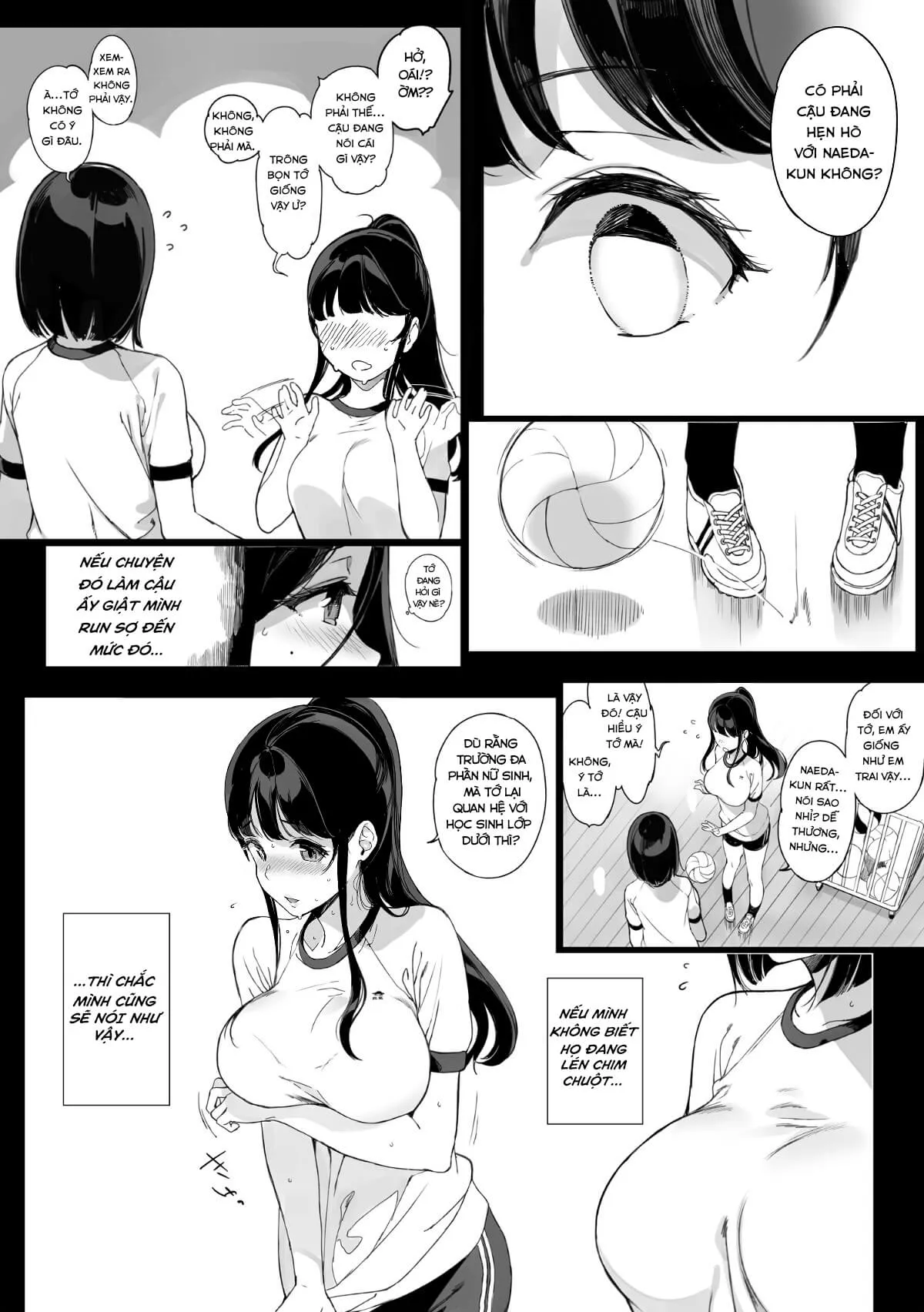HentaiVN.net - Ảnh 13 - Làm Tình Cùng Senpai - Chap 3: Gojou-senpai nhập cuộc