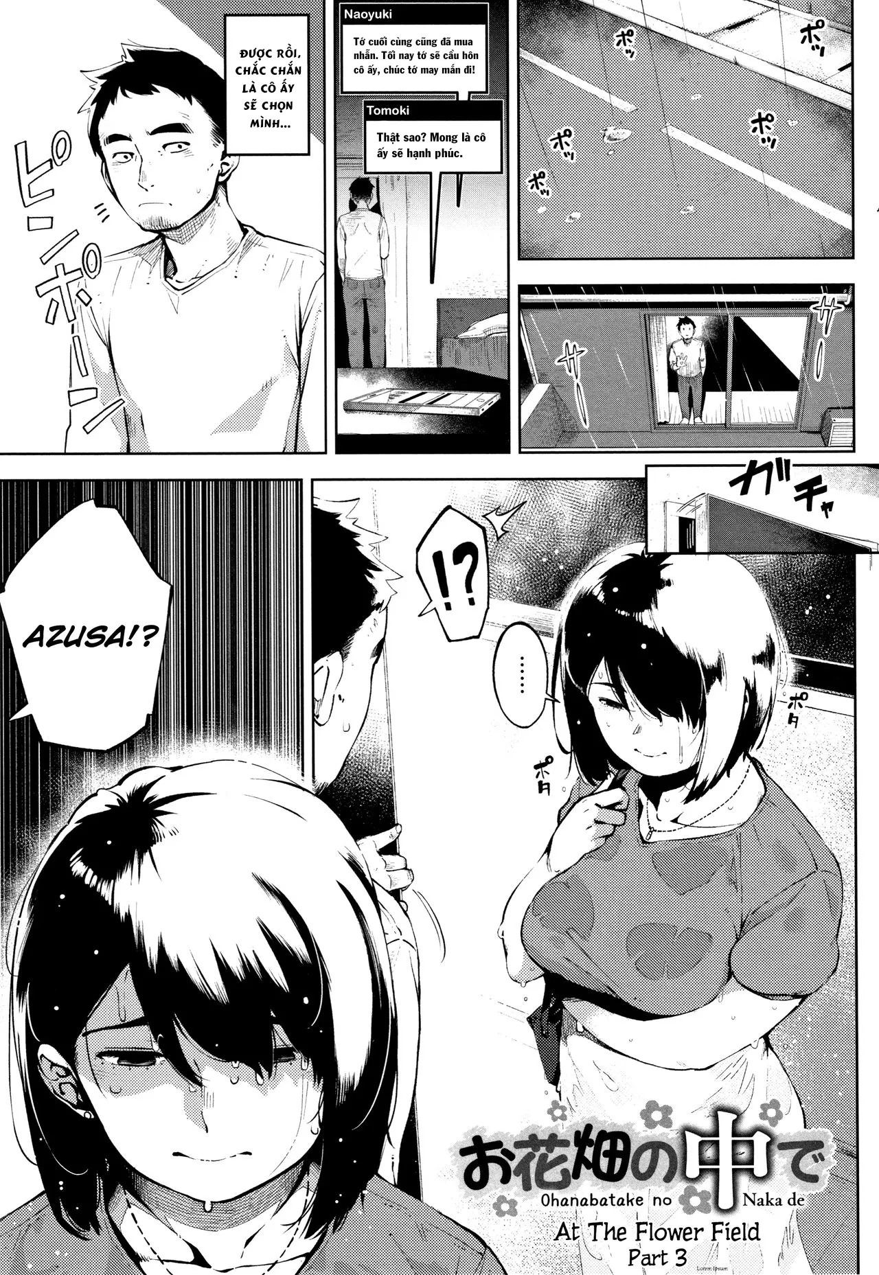 HentaiVN.net - Ảnh 3 - Ohanabatake no Naka de [At The Flower Field] - Chap 3 end