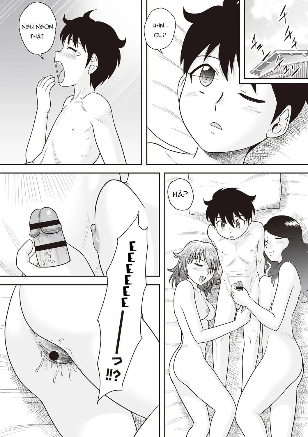 HentaiVN.net - Ảnh 13 - Penetration! Bare Fucking Family! [Gattai! Namahame Kazoku] - Chap 1