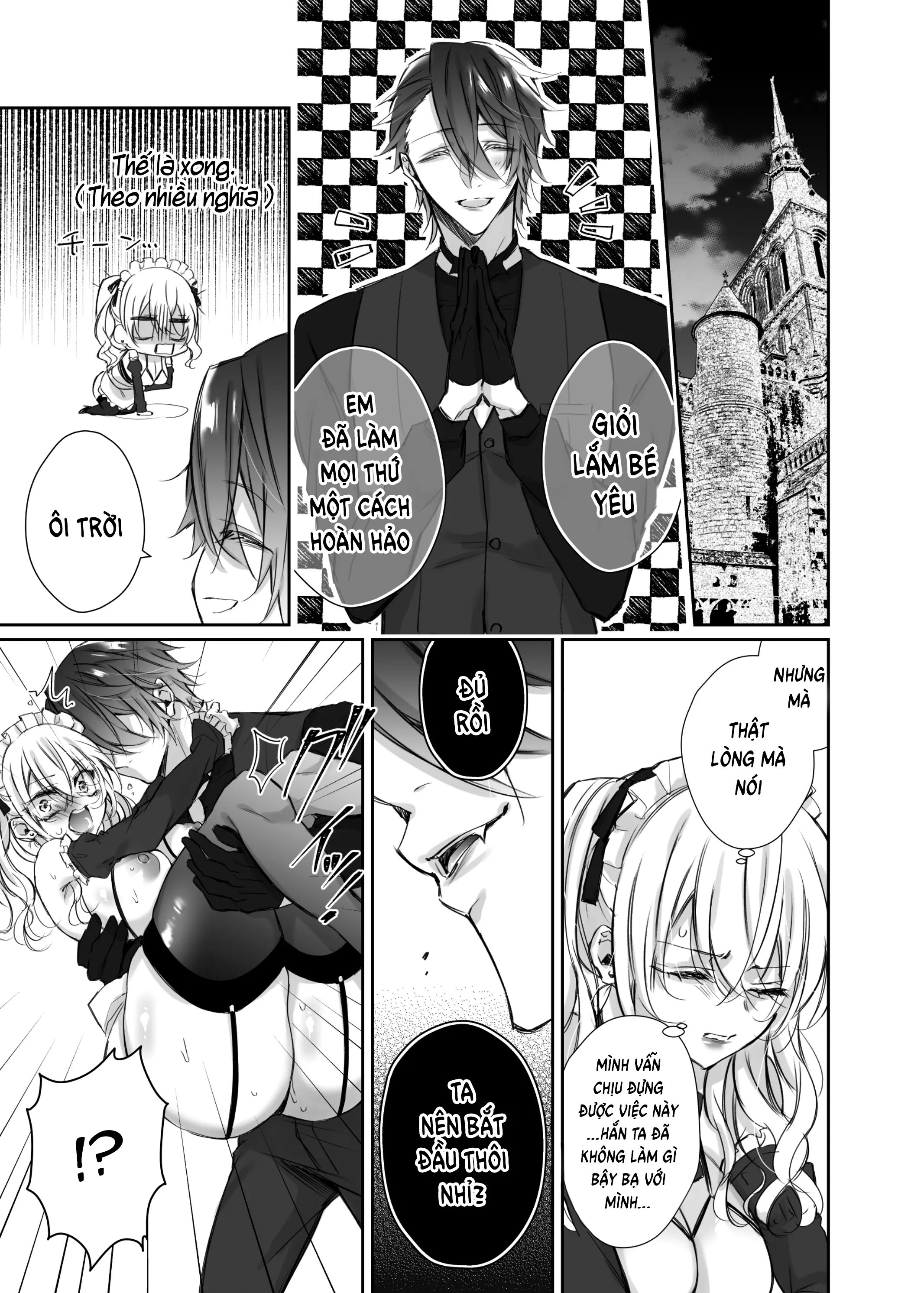 HentaiVN.net - Ảnh 14 - Maria xx Maid [Maria xx Maid 1; Maria xx Maid 2; Maria xx Maid 2.5; Maria xx Maid 3] - Chap 2: Ẻm đã bị thịt