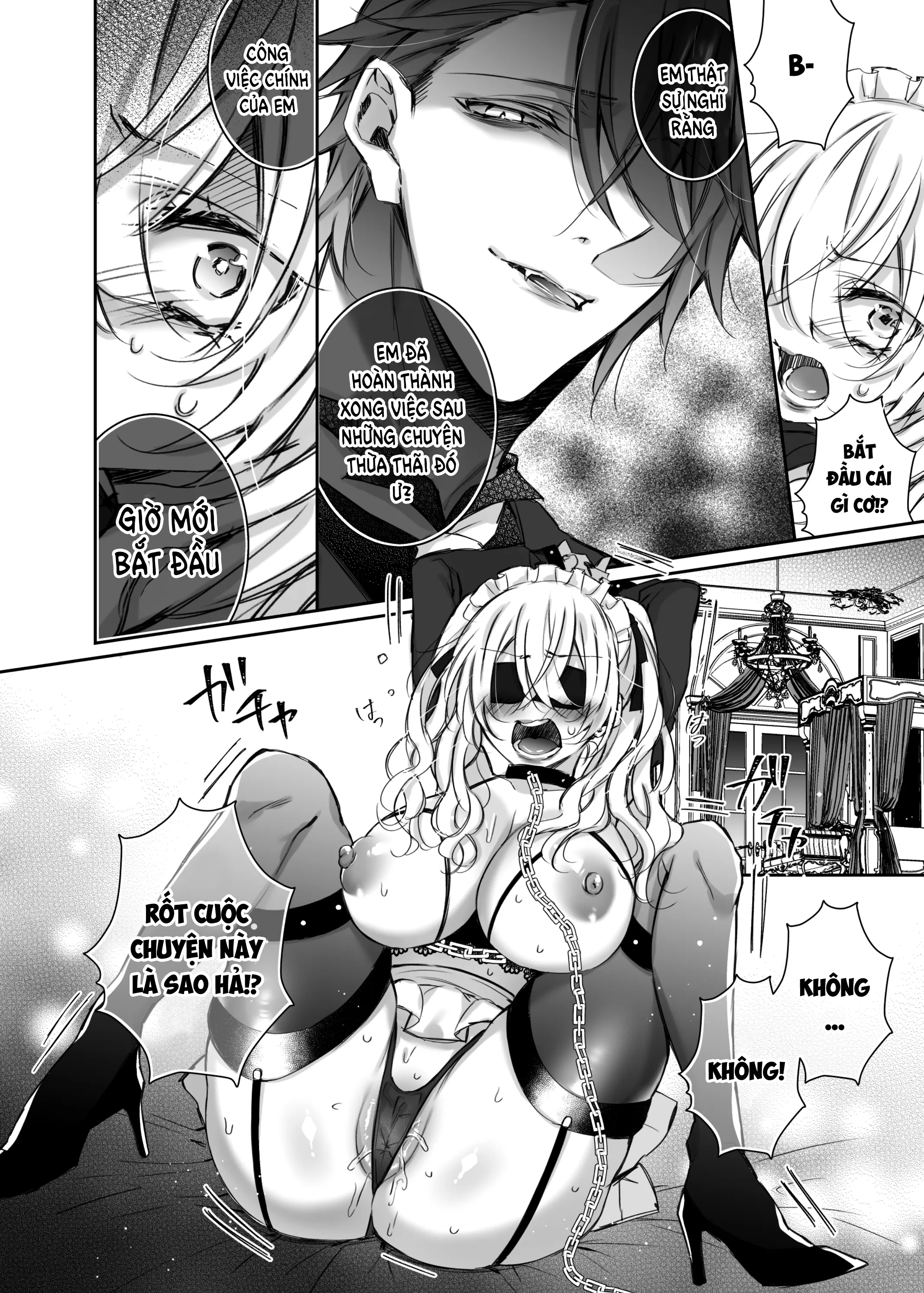 HentaiVN.net - Ảnh 15 - Maria xx Maid [Maria xx Maid 1; Maria xx Maid 2; Maria xx Maid 2.5; Maria xx Maid 3] - Chap 2: Ẻm đã bị thịt