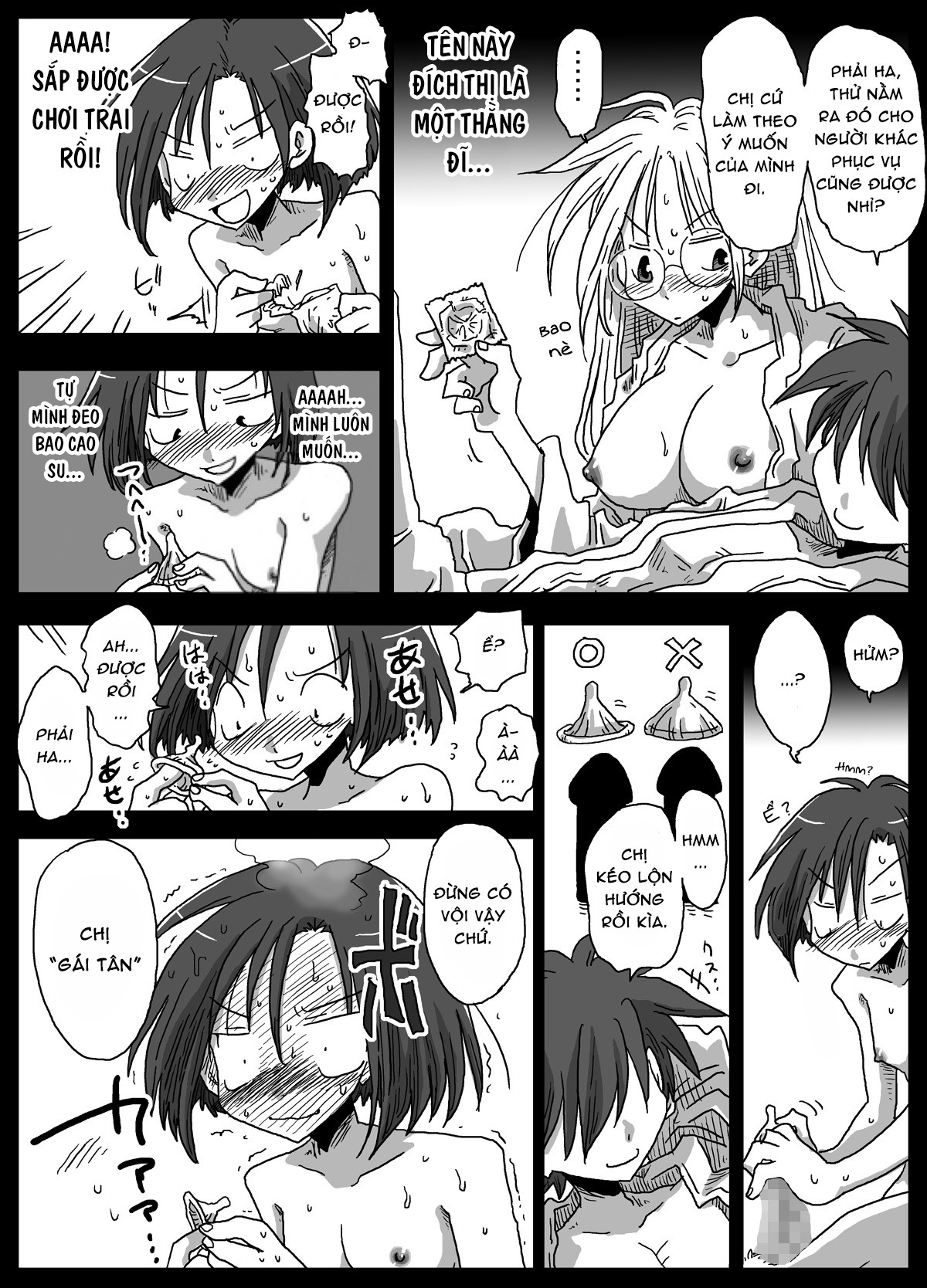 HentaiVN.net - Ảnh 25 - Thế giới đảo lộn về quan niệm giới tính [Teisou Gyakuten Sekai] - Chap 3