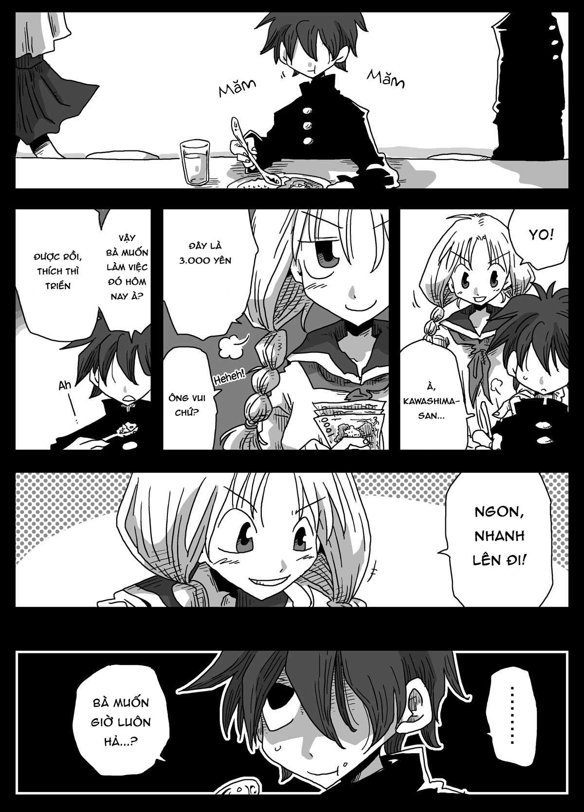 HentaiVN.net - Ảnh 7 - Thế giới đảo lộn về quan niệm giới tính [Teisou Gyakuten Sekai] - Chap 4